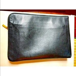 Auth. Vintage Christian Dior XL Pouch / Attaché